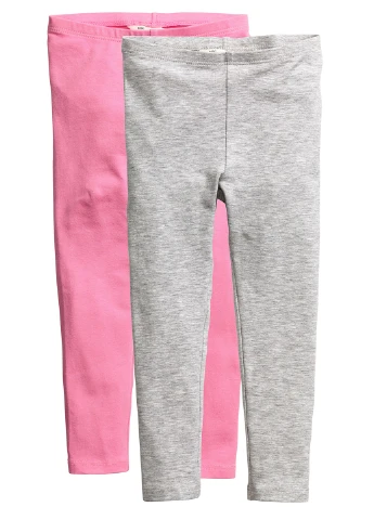 Комбинированные демисезонные леггинсы (2 шт.) H&M