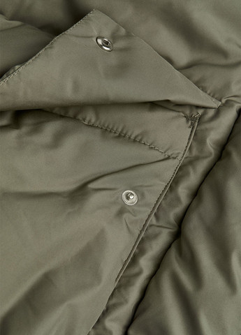 Оливкова (хакі) демісезонна куртка продовжена вільного крою H&M