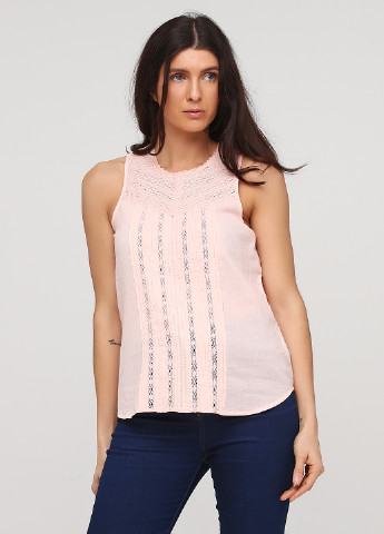 Светло-розовая летняя блуза Gap