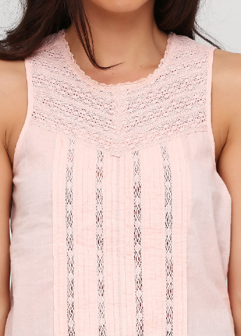 Светло-розовая летняя блуза Gap