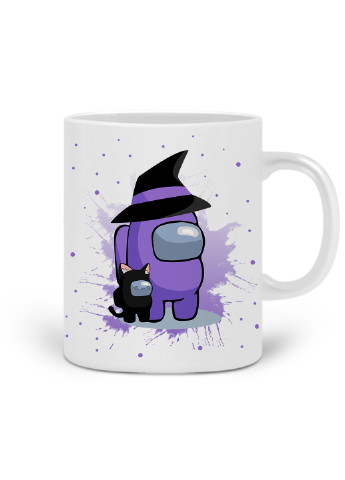 Кружка Амонг Ас Фіолетовий (Among Us Violet) 330 мл горнятко керамічне (20259-2423) MobiPrint (219778331)