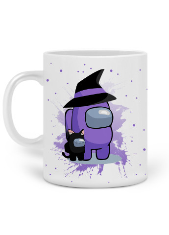 Кружка Амонг Ас Фіолетовий (Among Us Violet) 330 мл горнятко керамічне (20259-2423) MobiPrint (219778331)