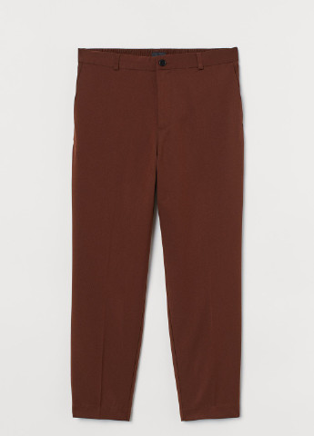 Коричневые демисезонные брюки H&M