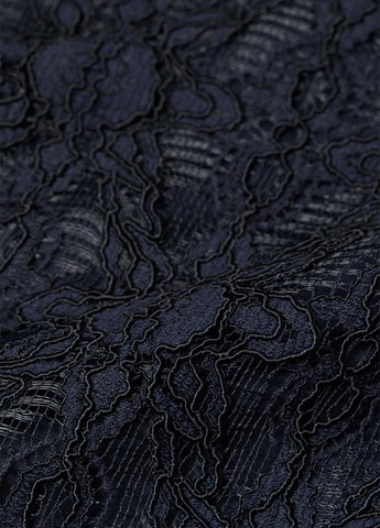 Темно-синее кэжуал платье а-силуэт H&M однотонное