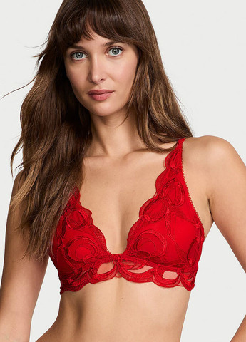 Красный демисезонный комплект (бюстгальтер, трусики) Victoria's Secret