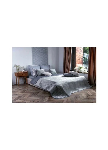 Покривало Руно двостороннє VeLour Сіре 180 х 220 см (340.55_Grey) Руно (254012183)