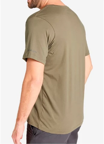 Зеленая 1872711clb-468 xxl футболка мужская warren grove тёмно-синий р.xxl Columbia