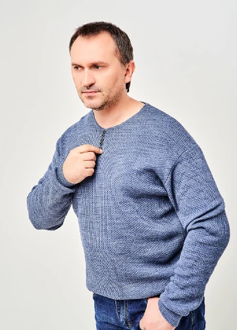 Синий демисезонный свитер Stendo