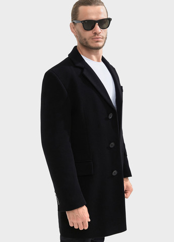 Чорне демісезонне Пальто однобортне Sun's House