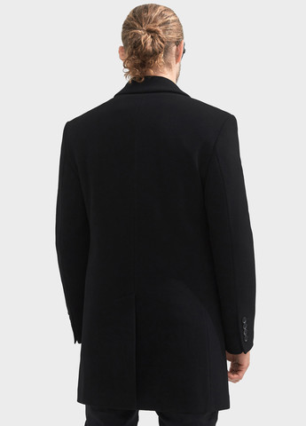 Чорне демісезонне Пальто однобортне Sun's House