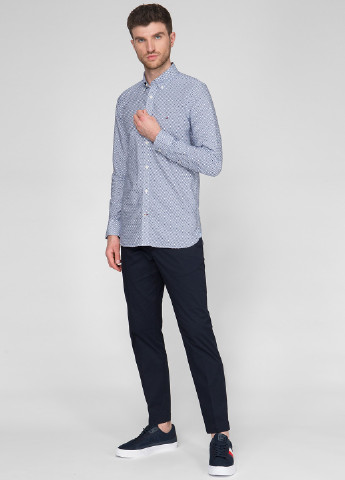 Синяя кэжуал рубашка в клетку Tommy Hilfiger