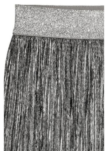 Серая однотонная юбка H&M