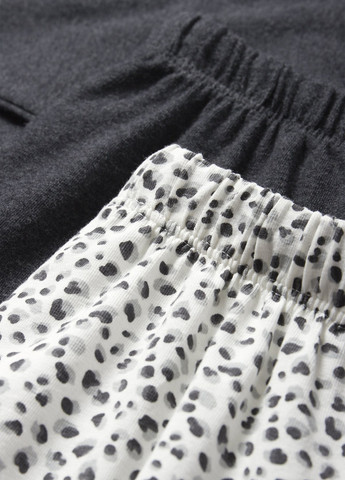 Комбинированные домашние демисезонные прямые брюки C&A