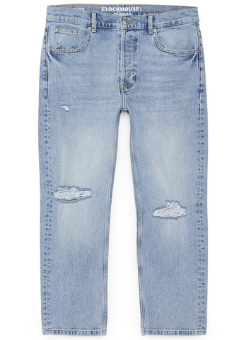 Голубые демисезонные регюлар фит джинсы C&A