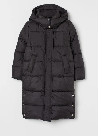 Чорна куртка зима,чорний, H&M