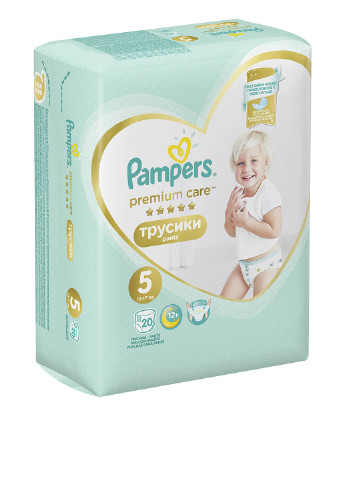 Підгузки-трусики Premium Care (12-17 кг), 20 шт. Pampers (64670526)