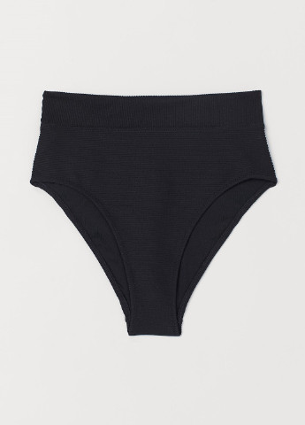 Черные купальные трусики однотонные H&M