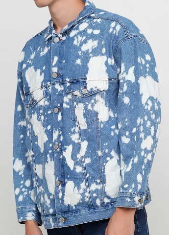 Блакитна демісезонна куртка H&M