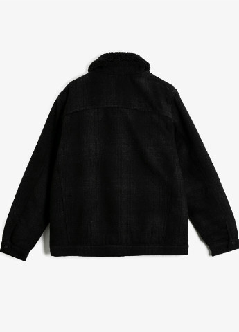 Куртка-сорочка KOTON однотонна чорна кежуал
