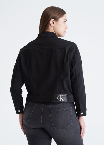 Черная демисезонная куртка Calvin Klein