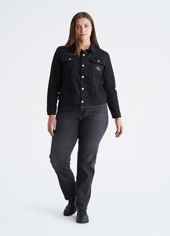 Черная демисезонная куртка Calvin Klein