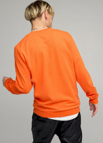 Оранжевый свитшот мужской basic /no flis/ YAPPI (252259423)