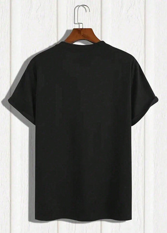 Черная футболка SHEIN