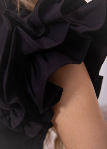 Черное кэжуал платье футляр Ager однотонное