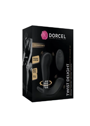Универсальный вибратор с жемчужным массажем TWIST DELIGHT Dorcel (254151743)