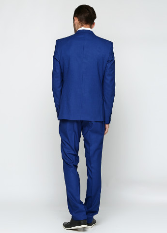 Синий демисезонный костюм (пиджак, брюки) брючный Favorite