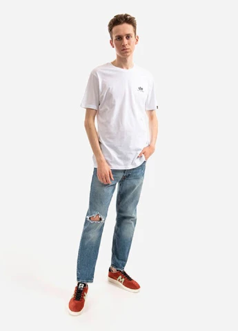 Біла футболка Alpha Industries