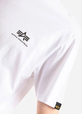 Біла футболка Alpha Industries