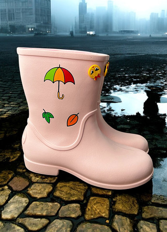 Розовые резиновые сапоги Jose Amorales