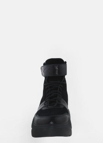Зимние ботинки r75845 черный Prellesta из натуральной замши
