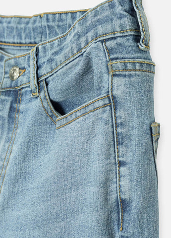 Голубые демисезонные клеш джинсы Reporter Young