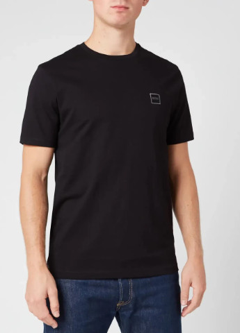 Чорна футболка чоловіча Hugo Boss Casual Men's Tales T-Shirt