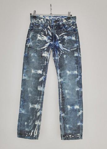Синие демисезонные прямые джинсы Custo Barcelona