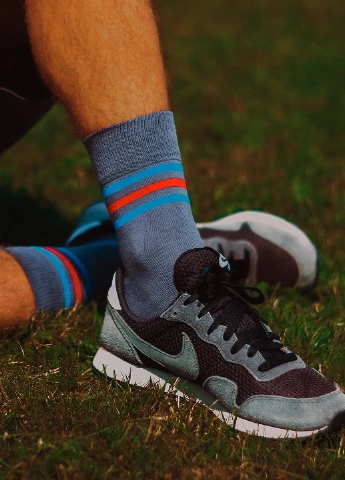 Сірі носки Mo-Ko-Ko Socks смужки (25064162)