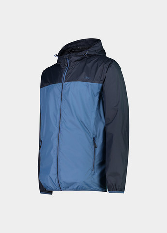 Синяя демисезонная ветровка CMP MAN JACKET RAIN FIX HOOD