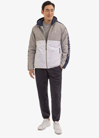 Бежева демісезонна куртка U.S. Polo Assn.