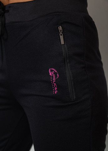 Черные спортивные демисезонные прямые брюки Ager