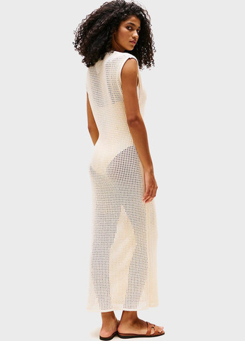 Світло-бежева пляжна сукня Tommy Hilfiger однотонна