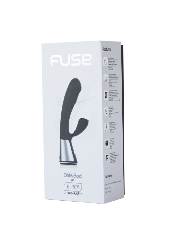 Інтерактивний вібратор-кролик Ohmibod Fuse for Black Kiiroo (254551225)