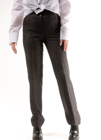Черные кэжуал демисезонные классические брюки INNOE