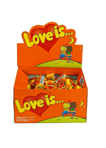 Love Is / Love is жевательная резинка со вкусом Апельсин и Ананас 100шт DobraMAMA (252699228)