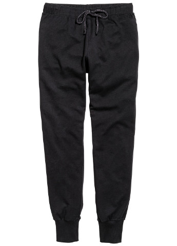 Черные домашние демисезонные джоггеры брюки H&M