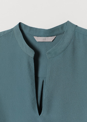 Темно-бирюзовая летняя блуза H&M