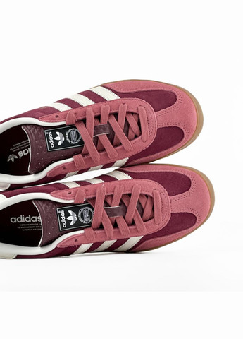 Кроссовки IF9647 adidas Gazelle Indoor бордовые демисезоны (317251664)