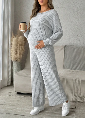 Костюм для беременных (лонгслив, брюки) SHEIN (332389461)
