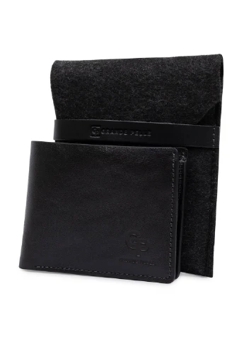 Мужское кожаное портмоне 11х9х1,5 см Grande Pelle (252131569)